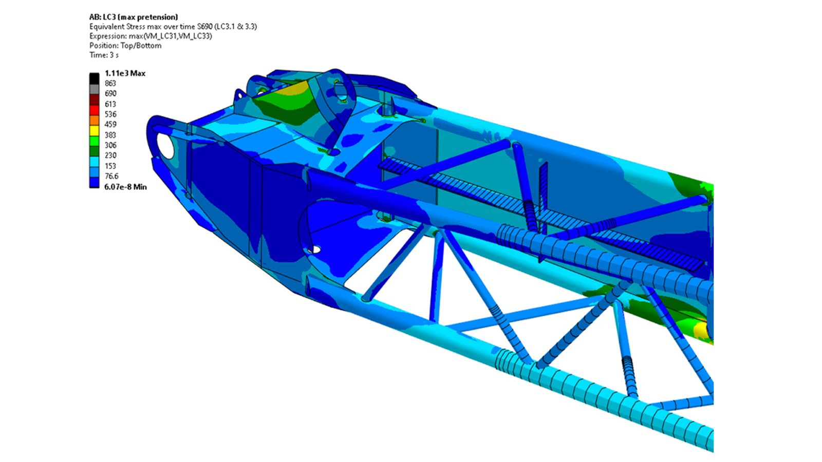 Comprehensive FEA analyses and detailed FEA reports help us avoid overdesign and unnecessarily heavy structures.