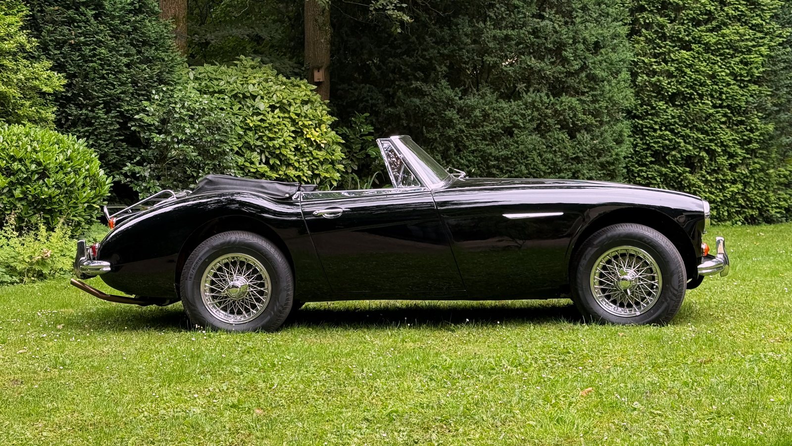 De engineering van de Austin Healey is tijdloos ontwerp.
