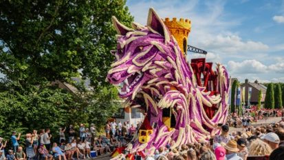 Niek and the Construction of His Flower Parade Float in Sint Jansklooster