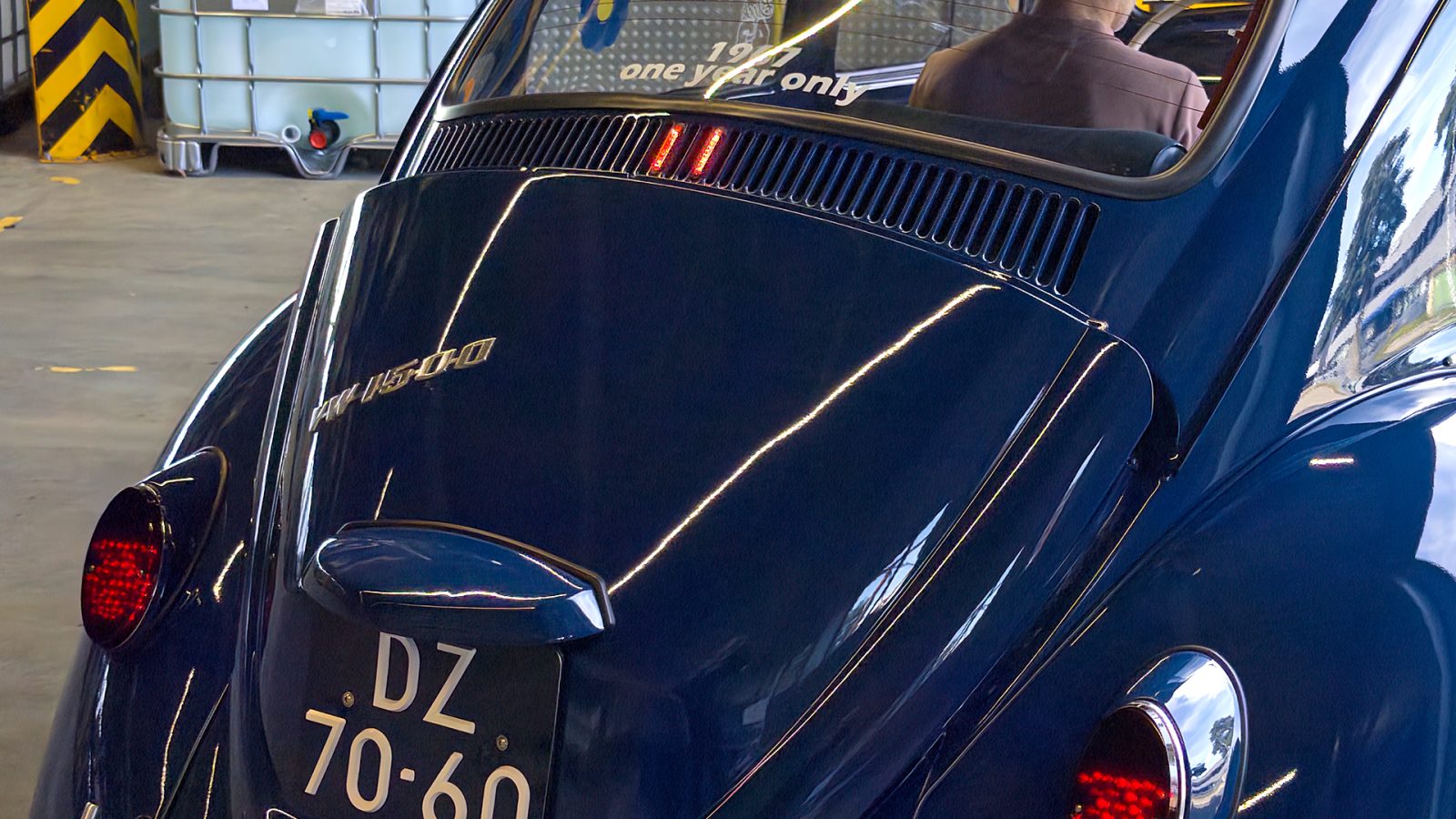 The Beetle with a third brake light inspired by the Porsche 992 and unique American taillights.